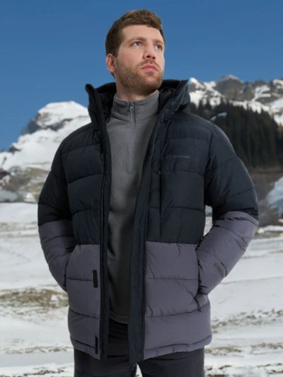 Лот: 24338122. Фото: 1. Пуховик мужской Outventure, Черный. Легкие куртки, толстовки