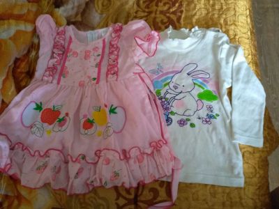 Лот: 16048412. Фото: 1. Платье и кофта для дачи. Платья, сарафаны