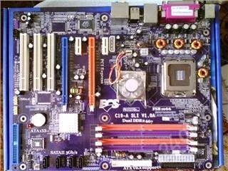 Лот: 106067. Фото: 1. Мать ELITEGROUP C19-A SLI. Материнские платы