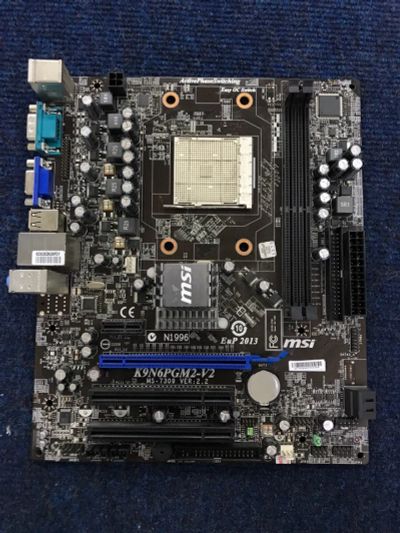 Лот: 11774620. Фото: 1. Материнская плата MSI K9N6PGM2-V2... Материнские платы