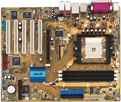 Лот: 1170198. Фото: 1. неисправная матплата ASUS K8N. Материнские платы