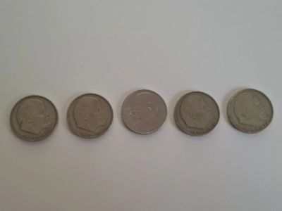 Лот: 25628245. Фото: 1. 5 монет с В.И. Ленином. Россия и СССР 1917-1991 года