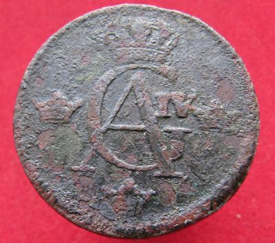 Лот: 17000146. Фото: 1. Швеция ½ скиллинга, 1805г. Густав... Европа