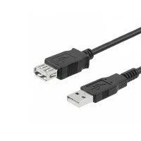 Лот: 11775186. Фото: 1. Кабель USB Папа-Мама Черный. Другое (бытовая техника)