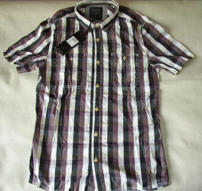 Лот: 17767533. Фото: 1. Рубашка slim тонкая Firetrap Англия... Рубашки, водолазки