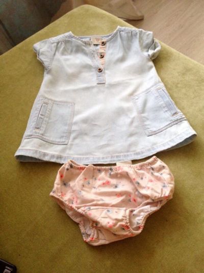 Лот: 6206832. Фото: 1. Джинсовое платье Zara. Платья, сарафаны