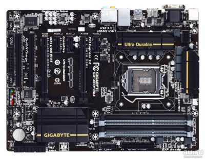 Лот: 16417749. Фото: 1. Материнская плата Gigabyte GA-Z87X-HD3... Материнские платы