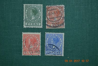 Лот: 8847660. Фото: 1. Марки Нидерланды 1934г., Королева... Марки