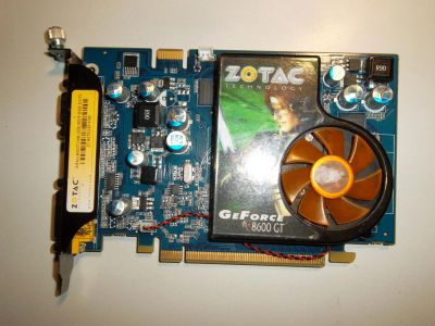 Лот: 4749128. Фото: 1. Zotac GeForce 8600GT 256MB DDR2... Видеокарты