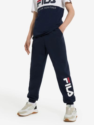 Лот: 25536658. Фото: 1. Брюки для мальчиков FILA, Синий. Спортивные брюки, штаны