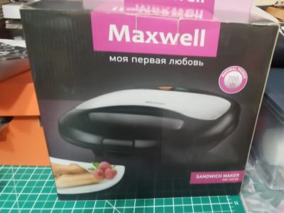 Лот: 19640615. Фото: 1. Сэндвичница Maxwell 1552. Кухонная