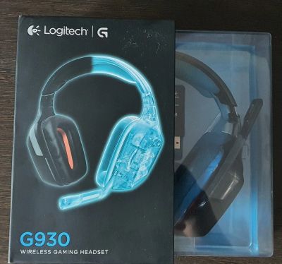 Лот: 15973552. Фото: 1. Игровые наушники Logitech Wireless... Наушники, гарнитуры