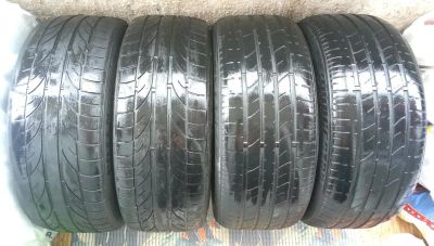 Лот: 4042222. Фото: 1. Летний комплект Bridgestone Potenza... Шины