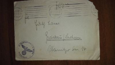 Лот: 12621705. Фото: 1. письмо немецкого солдата с открыткой... Документы, ценные бумаги, письма