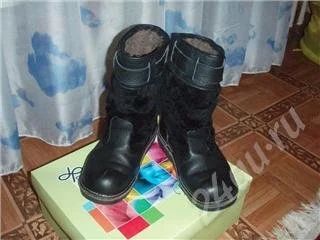 Лот: 557432. Фото: 1. унты детские натуральные, р36. Другое (дети растут)