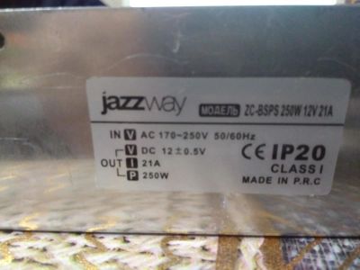 Лот: 11101966. Фото: 1. Блок питания №3 12V 21A 250W Jazzway. Зарядные устройства, блоки питания для бытовой техники