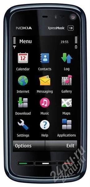 Лот: 1507204. Фото: 1. nokia 5800 xpress music black... Смартфоны
