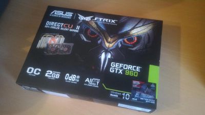 Лот: 8057343. Фото: 1. 2Gb GeForce GTX960 Asus strix-GTX960-DC2-2GD. Видеокарты