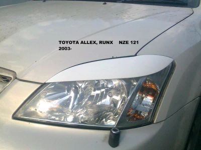 Лот: 1758005. Фото: 1. Реснички на фары Toyota Allex... Детали тюнинга