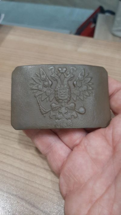 Лот: 20110125. Фото: 1. Пряжка с двуглавым орлом. Обмундирование