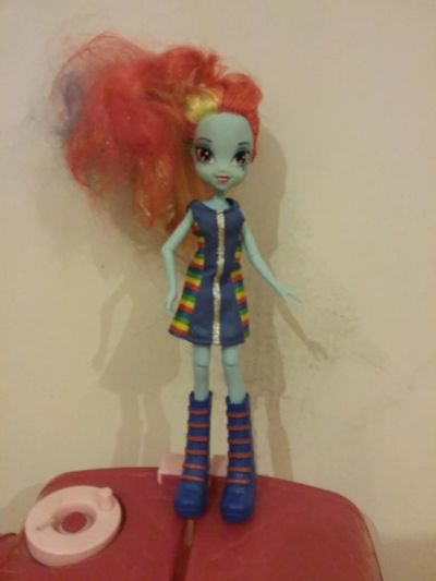 Лот: 10613001. Фото: 1. Кукла my litle pony рейнбоу дэш. Куклы и аксессуары