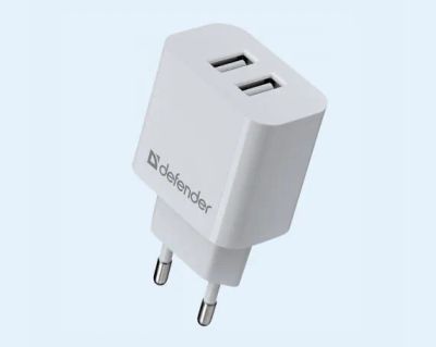 Лот: 20884777. Фото: 1. СЗУ-2USB Defender UPA-22, 5V/2... Зарядные устройства, блоки питания, адаптеры сетевые для смартфонов