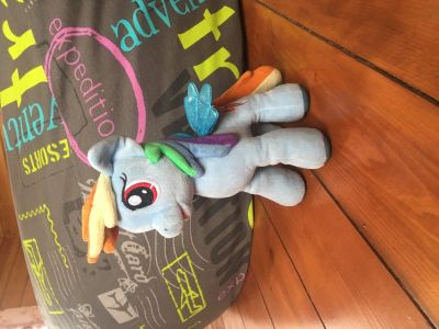 Лот: 14923274. Фото: 1. Пони Радуга (My little pony). Мягкие