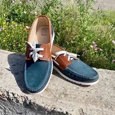 Лот: 16322828. Фото: 1. Стильные мужские топсайдеры из... Мокасины