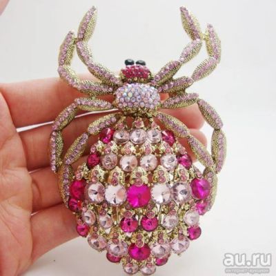 Лот: 8296054. Фото: 1. Брошь Паук. Броши