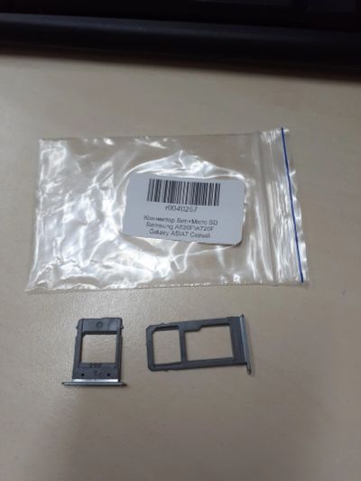 Лот: 19867394. Фото: 1. Коннектор Sim+Micro SD Samsung... Шлейфы, разъёмы