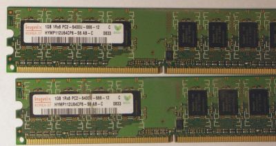 Лот: 4538654. Фото: 1. Две планки Hynix Original DDR2... Оперативная память