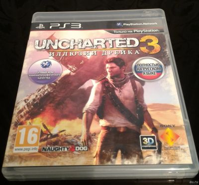 Лот: 14794554. Фото: 1. Uncharted 3: Иллюзии Дрейка PS3. Игры для консолей
