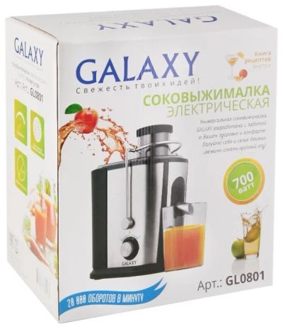 Лот: 12015359. Фото: 1. Соковыжималка Galaxy GL-0801 700Вт... Кухонная