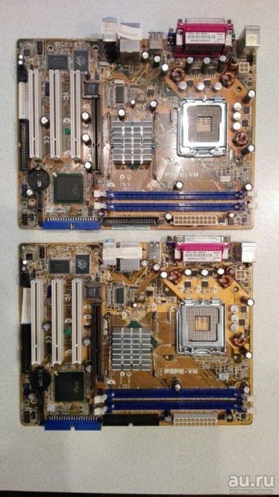 Лот: 9181326. Фото: 1. Материнская плата ASUS P5PE-VM... Материнские платы