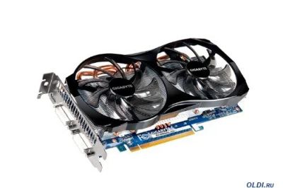 Лот: 10021608. Фото: 1. Нерабочая видекарта Gigabyte GV-N56GOC-1GI... Видеокарты