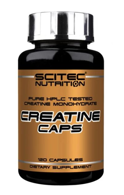 Лот: 10869055. Фото: 1. Creatine Caps 120 капс. Scitec... Спортивное питание, витамины