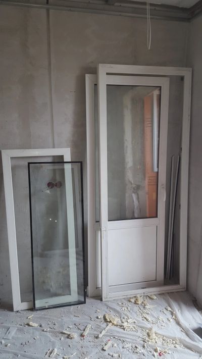 Лот: 12031301. Фото: 1. Балконный блок ПВХ б/у. Окна, балконы