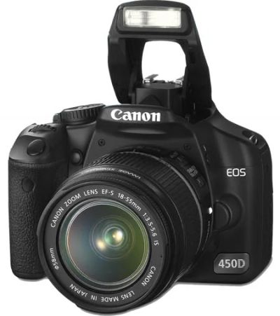 Лот: 3131529. Фото: 1. Canon EOS 450d kit EF-S18-55mm. Цифровые зеркальные
