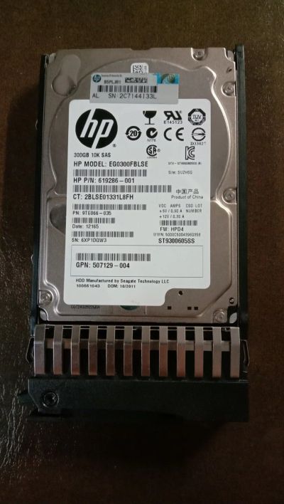 Лот: 15159741. Фото: 1. Жесткий диск HP 300Gb. Жёсткие диски (HDD)