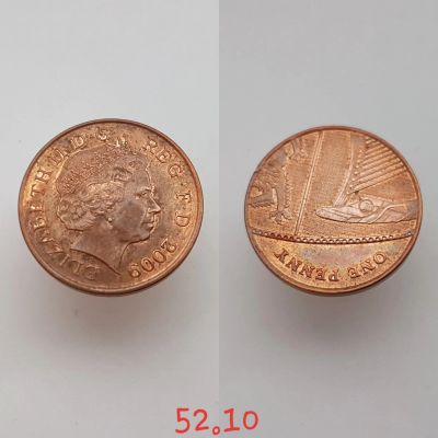Лот: 15590845. Фото: 1. монета Великобритания 1 пенни... Великобритания и острова