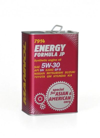 Лот: 14493349. Фото: 1. MANNOL Energy Formula JP SAE 5W-30... Масла, жидкости