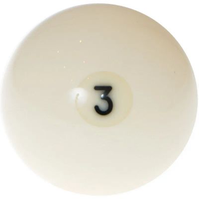 Лот: 25544646. Фото: 1. Шар 68 мм Aramith Premier № 3... Бильярд, боулинг