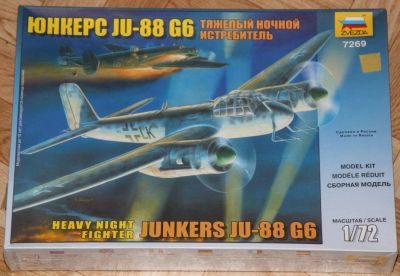 Лот: 7116246. Фото: 1. 1/72 Модель самолета Ju-88 G6. Авиамоделизм