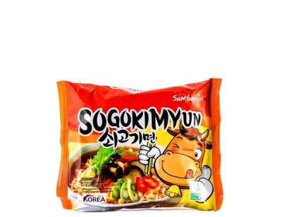 Лот: 17590804. Фото: 1. лапша Samyang Sogokimyun(говядина... Японская кухня