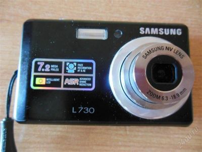 Лот: 2931315. Фото: 1. Samsung L730 (полный комплект). Цифровые компактные