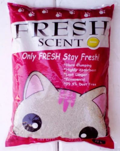 Лот: 4656532. Фото: 1. Наполнитель FRESH SCENT 5л. Миски, лотки, наполнители