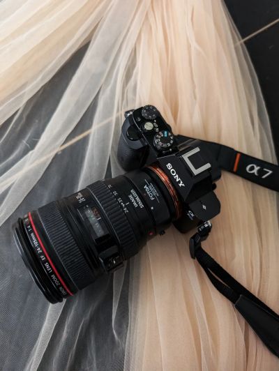 Лот: 25679987. Фото: 1. Sony Alpha a7s + объектив с адаптером. Цифровые зеркальные