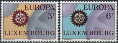 Лот: 18725862. Фото: 1. 1967. Люксембург. Марки Европы... Марки