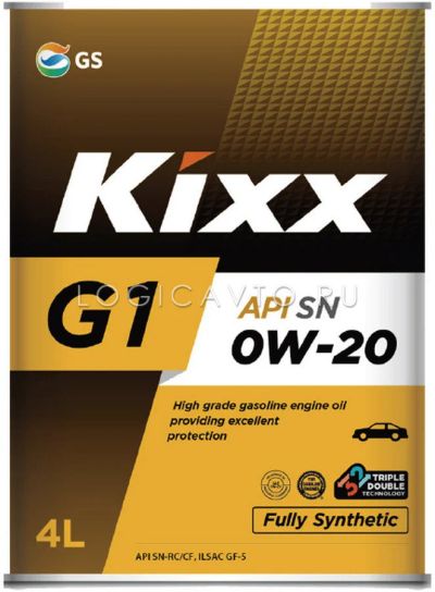 Лот: 12567576. Фото: 1. Kixx G1, 0W-20, 4L. Масла, жидкости