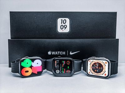 Лот: 20672615. Фото: 1. Часы apple Watch 7 Nike series... Смарт-часы, фитнес-браслеты, аксессуары